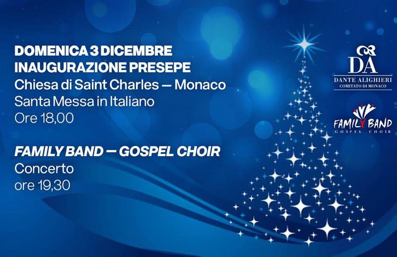 INAUGURAZIONE DEL PRESEPE DE L’EGLISE ST. CHARLES