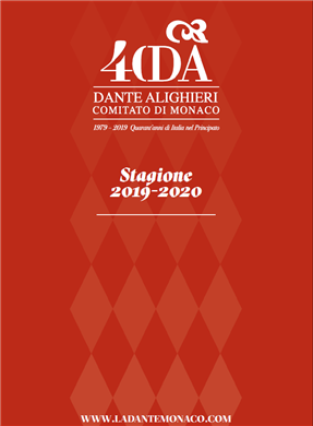 PROGRAMMA STAGIONE CULTURALE 2019/2020