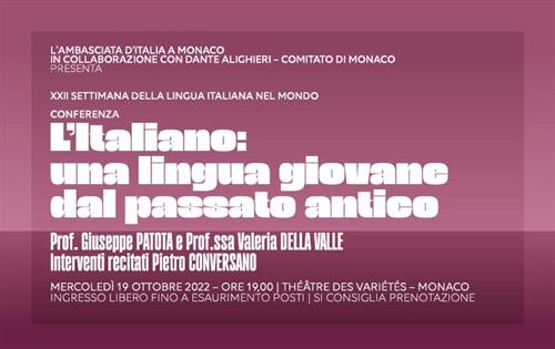 L'ITALIANO: UNA LINGUA GIOVANE DAL PASSATO ANTICO