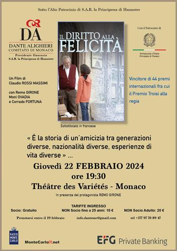 FILM "IL DIRITTO ALLA FELICITÀ"