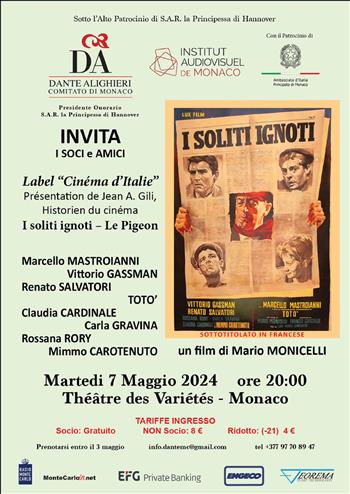 FILM: "I SOLITI IGNOTI" (Le Pigeon) 1958