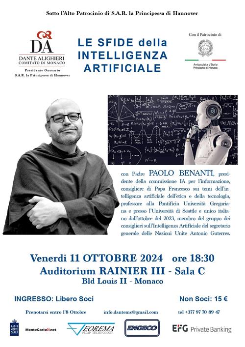 ANNULLATO! Conferenza "Le sfide dell'intelligenza artificiale"