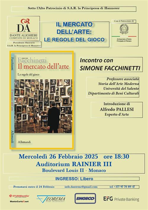 Conferenza "Il mercato dell'arte: le regole del gioco"