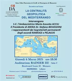 Conferenza "La centralità geopolitica del Mediterraneo"