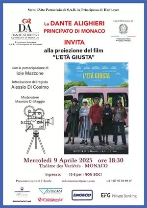 Proiezione del film "L'età giusta" (sottotitolato in lingua inglese)
