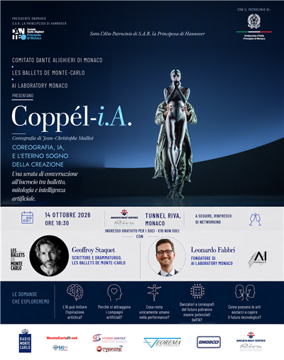 Balletto COPPEL-I-A: Les Ballets de Monaco in dalogo con AI Monaco