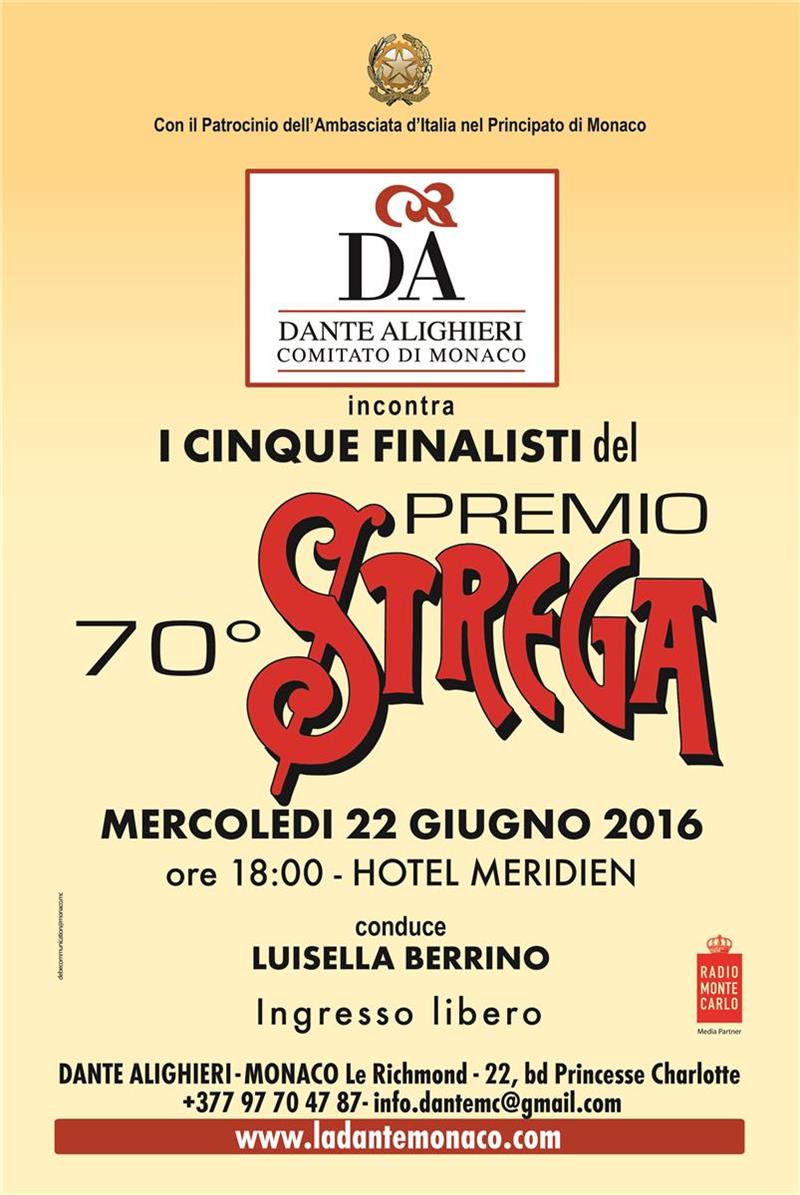 La Dante presenta a Monaco i finalisti del PREMIO LETTERARIO STREGA